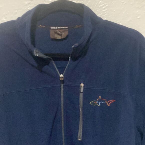 Greg Norman lightweight fleece jacket Size Medium - Picture 4 of 5